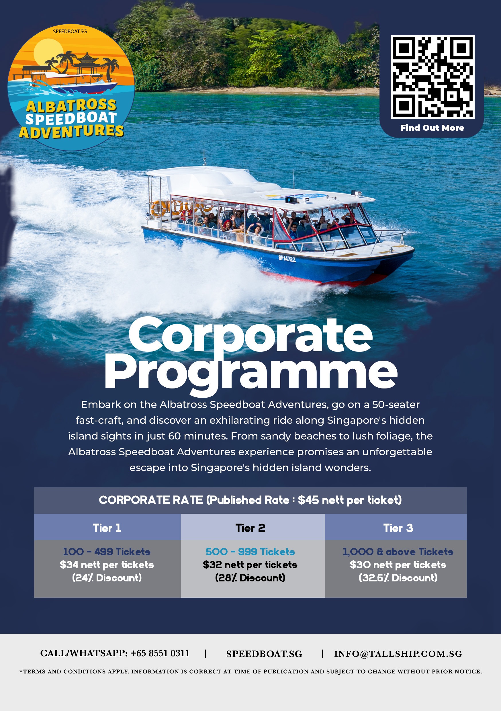 Team Building Speedboat Flyer